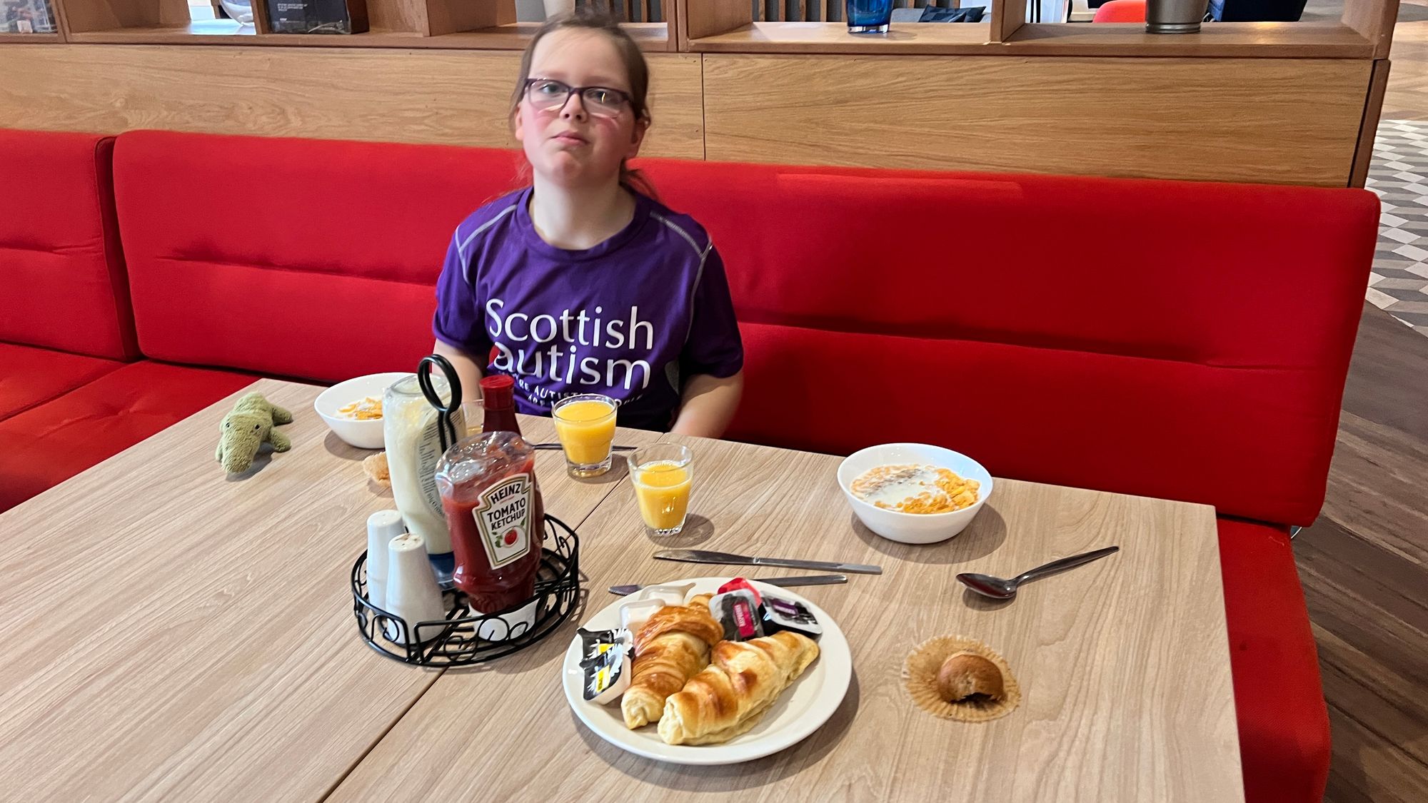 We had a continental breakfast and it was good. We left not being able to eat any more!