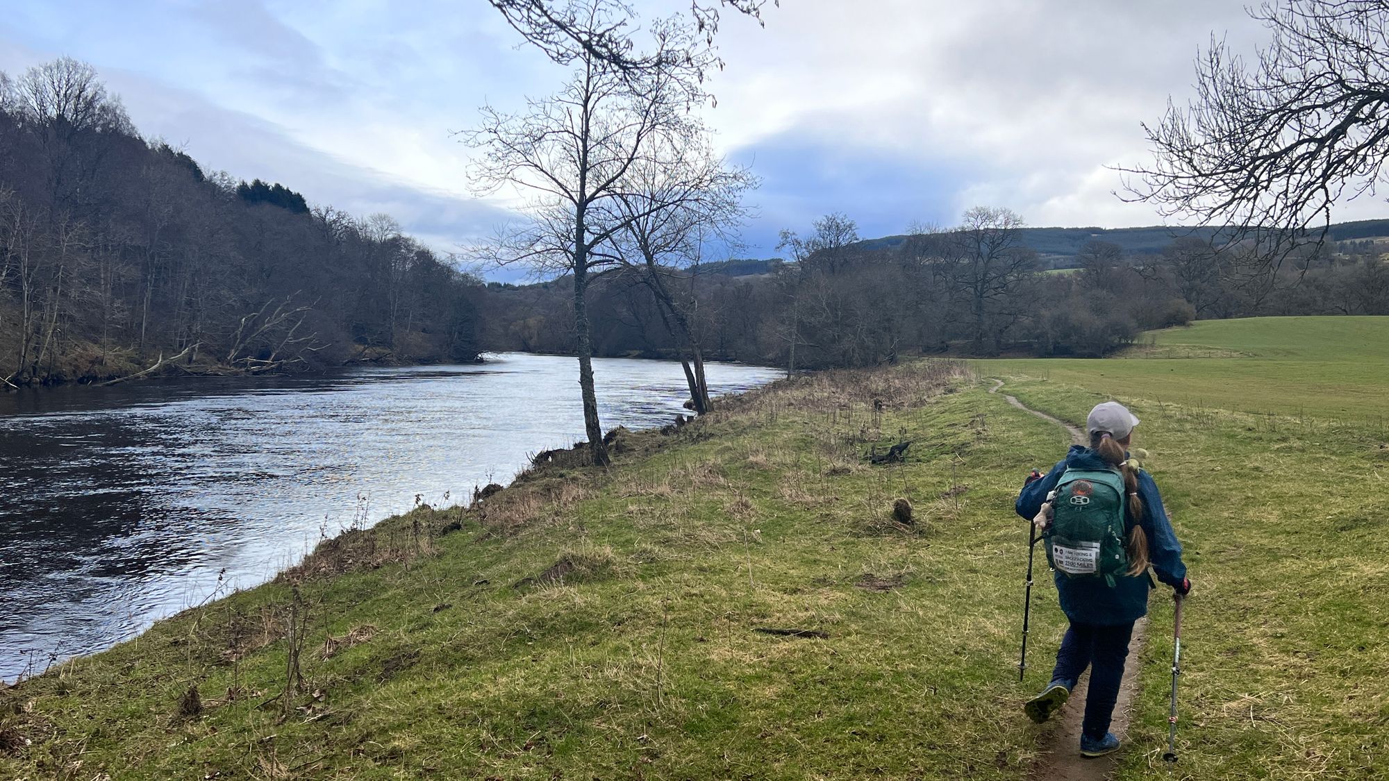We found a small boat on the banks of the River Tay. We couldn’t help to stop and think mole and ratty from the Wind in the Willows