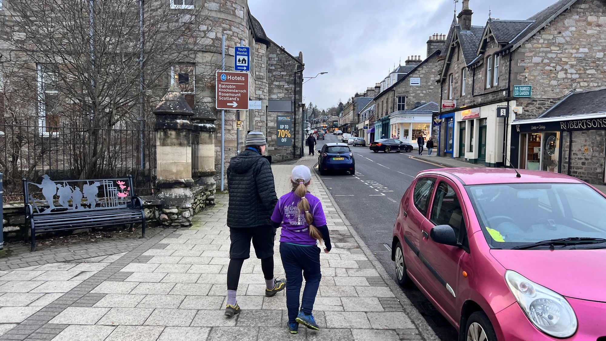 Pitlochry and heading home ready for the next trail!