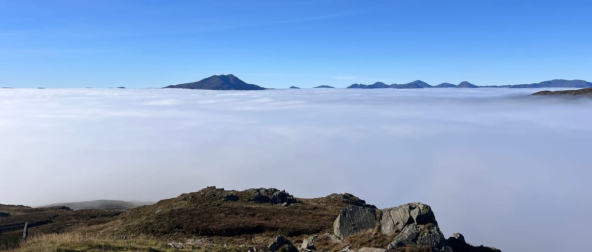 Stob an Lochain, Red Deer and a temperature Inversion Post feature image